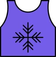 Tanktop Line Filled Gradient  Icon vector