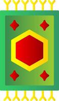 Carpet Flat Gradient  Icon vector
