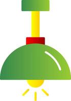 Chandelier Flat Gradient  Icon vector