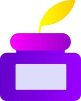 Inkpot Flat Gradient  Icon vector