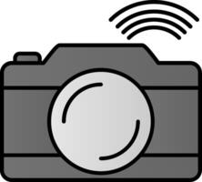 Camera Line Filled Gradient  Icon vector