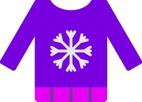 Sweater Flat Gradient  Icon vector