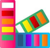 Color Selection Flat Gradient  Icon vector