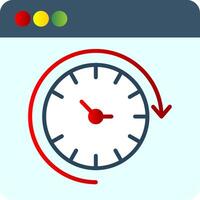 Routine Flat Gradient  Icon vector