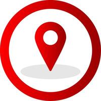 Location Flat Gradient  Icon vector