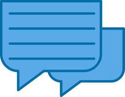 Communication Filled Blue  Icon vector