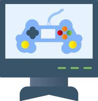 Space Gaming Flat Gradient  Icon vector