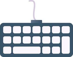 Keyboard Flat Gradient  Icon vector