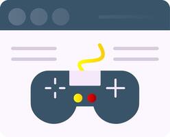 Videogame Flat Gradient  Icon vector