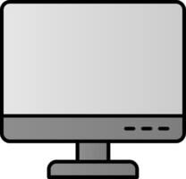 Computer Line Filled Gradient  Icon vector