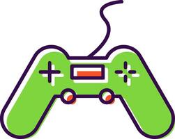 Gaming Filled  Icon vector
