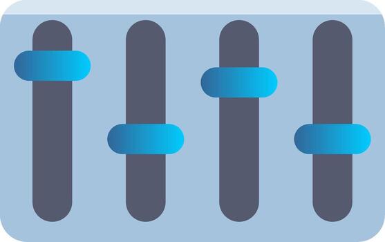 Control Flat Gradient  Icon vector