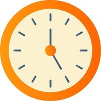 Time Management Flat Gradient  Icon vector