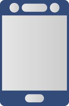 Mobile Flat Gradient  Icon vector
