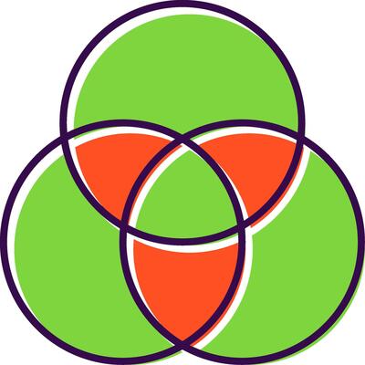 Color Palette Filled  Icon