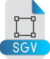 Svg Flat Gradient  Icon vector