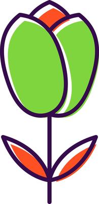 Tulip Filled  Icon