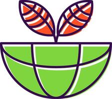 Ecosystem Filled  Icon vector
