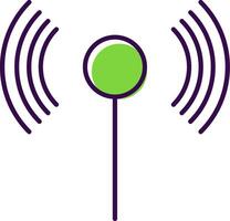 Wifi Filled  Icon vector