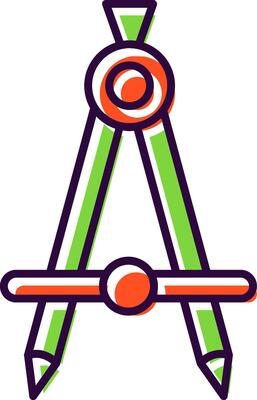Compass Filled  Icon