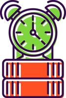 Alarm Filled  Icon vector