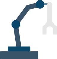 Robotic Arm Flat Gradient  Icon vector