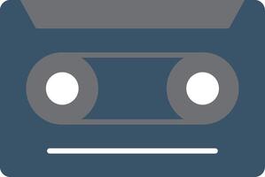 Cassette Flat Gradient  Icon vector