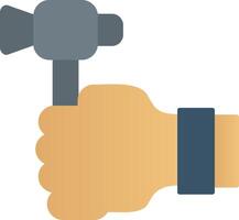 Labour Day Flat Gradient  Icon vector