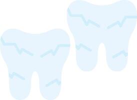 Tooth Damaged Flat Gradient  Icon vector