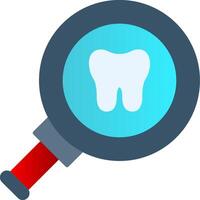 Dental Checkup Flat Gradient  Icon vector