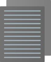 Papers Flat Gradient  Icon vector