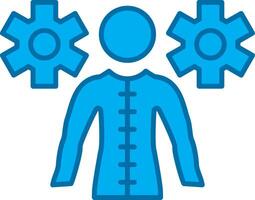 Business People Filled Blue  Icon vector