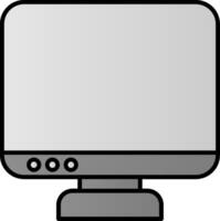 Monitor Line Filled Gradient  Icon vector