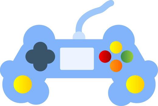 Game Controller Flat Gradient  Icon vector