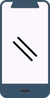 Smartphone Flat Gradient  Icon vector