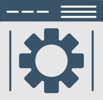 Browsing Flat Gradient  Icon vector