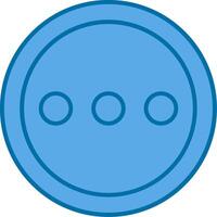 More free Filled Blue  Icon vector