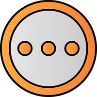 More free Line Filled Gradient  Icon vector