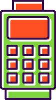 Card Reader Filled  Icon vector