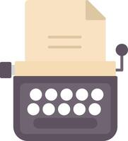 Typewriter Flat Gradient  Icon vector