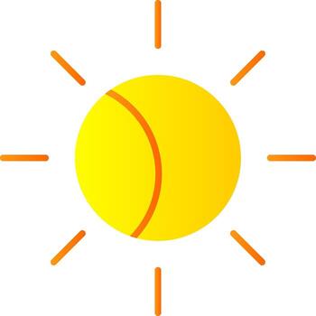Eclipse Flat Gradient  Icon vector