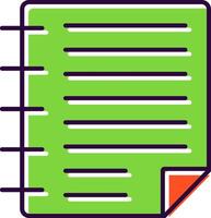 Task Filled  Icon vector