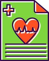 Health Filled  Icon vector