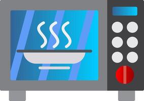 Microwave Flat Gradient  Icon vector