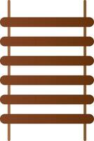 Step Ladder Flat Gradient  Icon vector