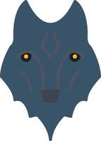 Wolf Flat Gradient  Icon vector