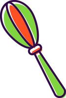 Whisk Filled  Icon vector