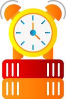 Alarm Flat Gradient  Icon vector