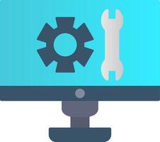 Technical Support Flat Gradient  Icon vector