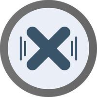 Cancel Flat Gradient  Icon vector